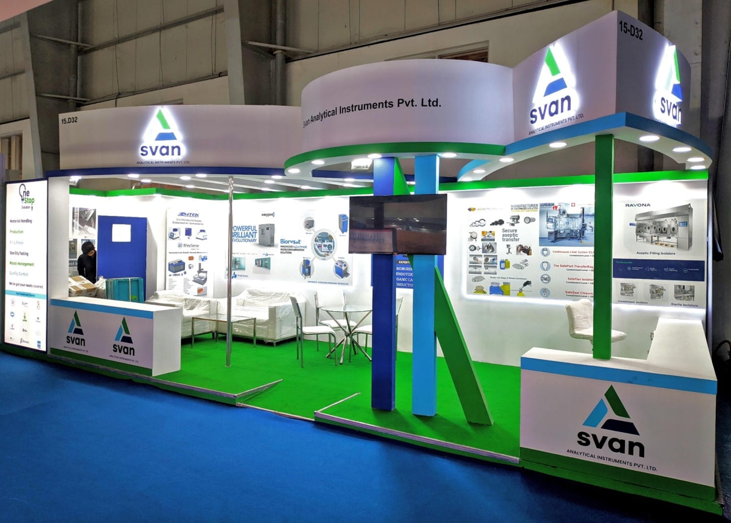 Custom Exhibition Stall Design for Indian Client by Magnet Plus Events