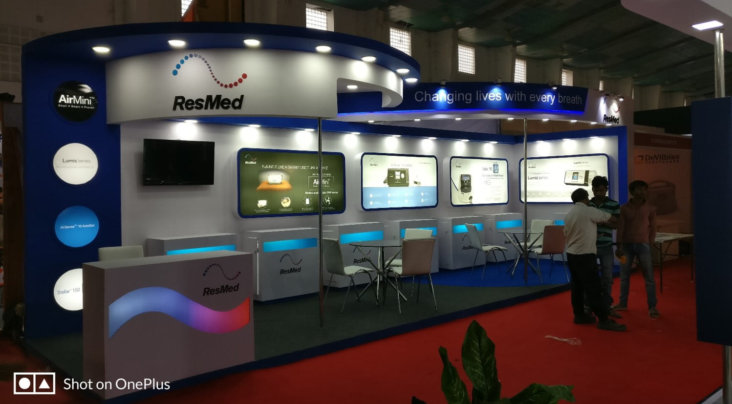 Custom Exhibition Stall Design for Indian Client by Magnet Plus Events