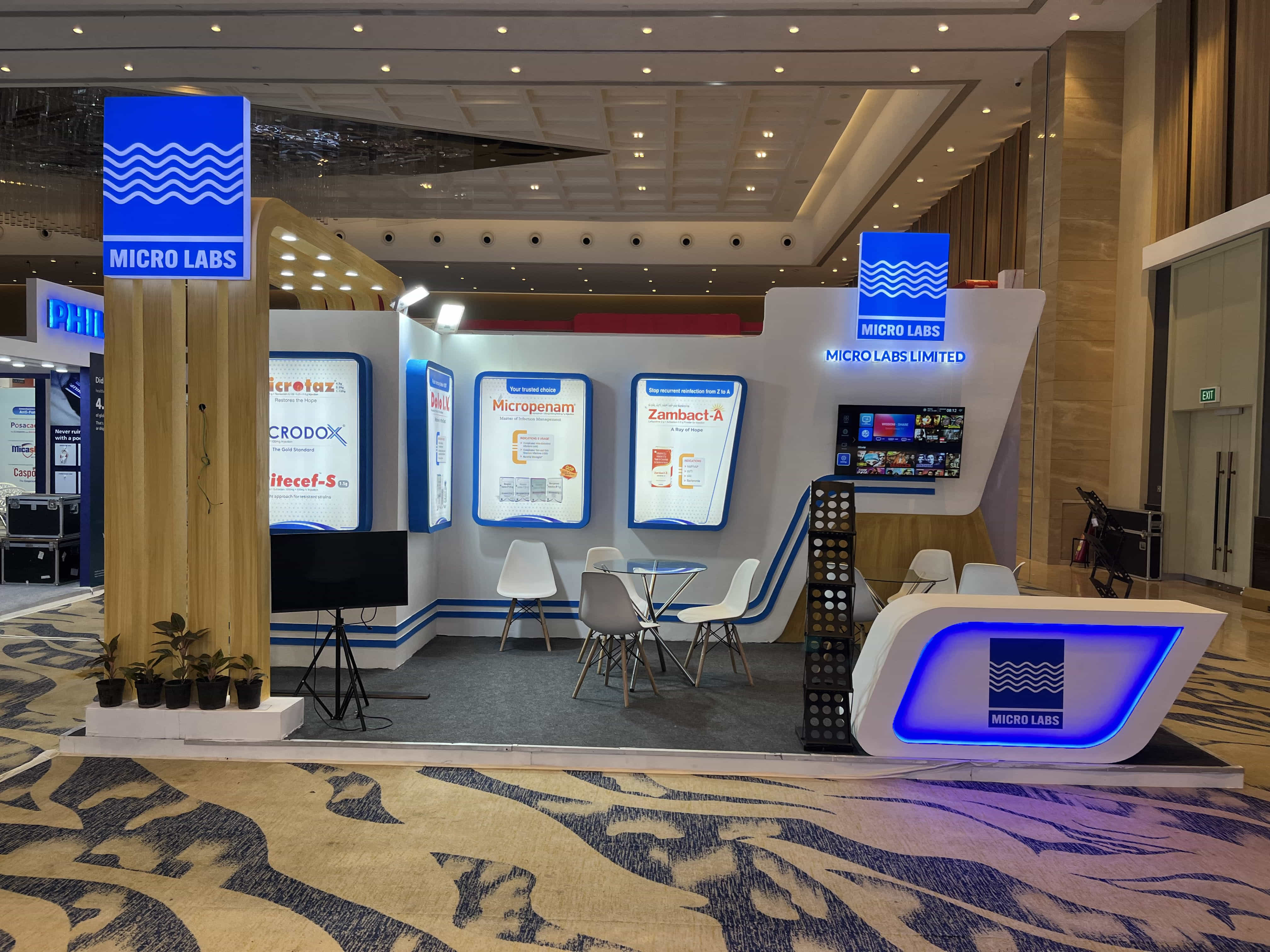 Custom Exhibition Stall Design for Indian Client by Magnet Plus Events