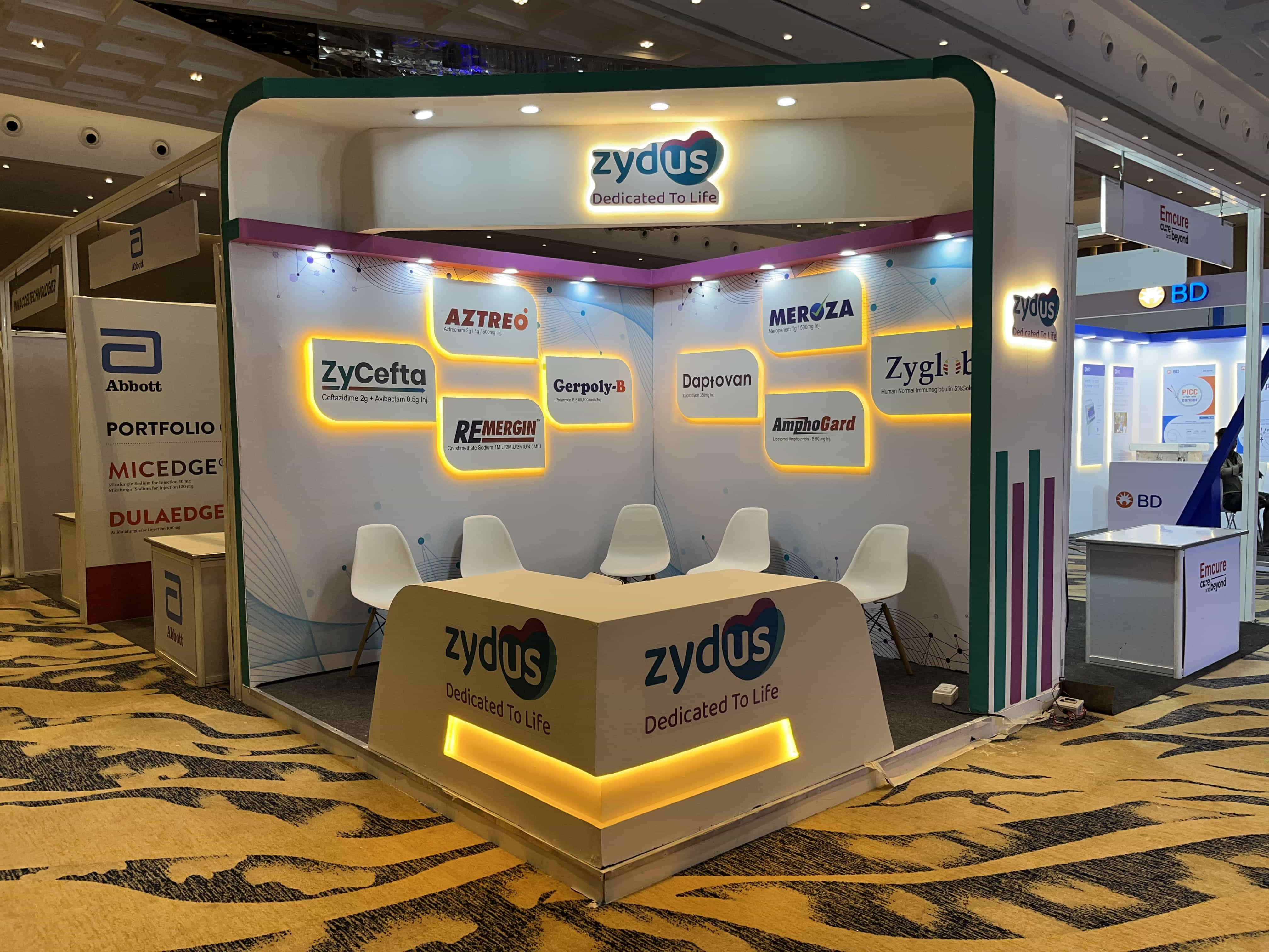 Custom Exhibition Stall Design for Indian Client by Magnet Plus Events