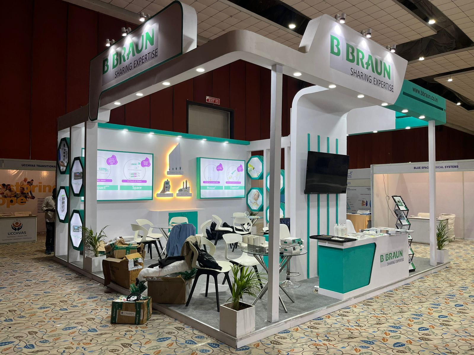 Custom Exhibition Stall Design for Indian Client by Magnet Plus Events