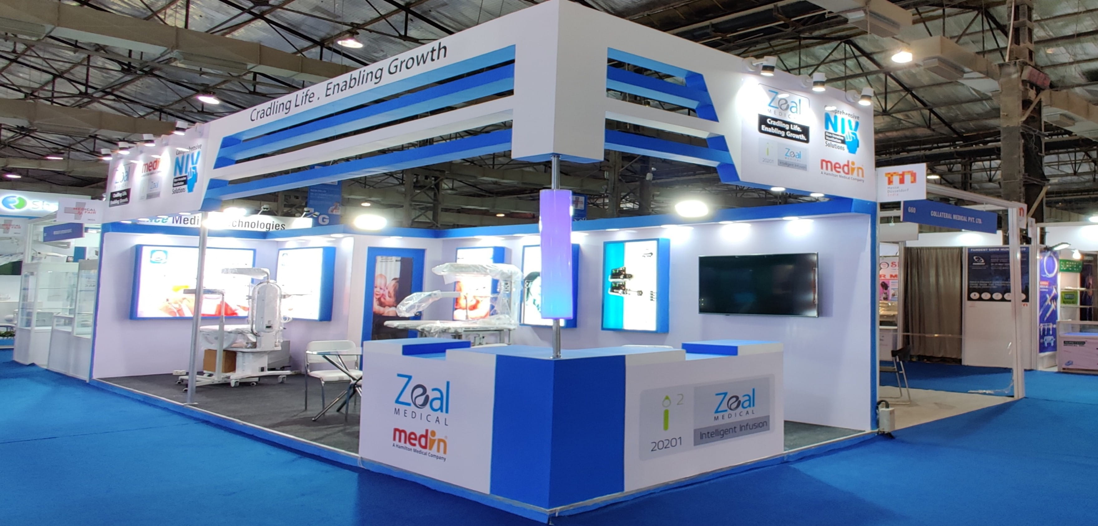 Custom Exhibition Stall Design for Indian Client by Magnet Plus Events