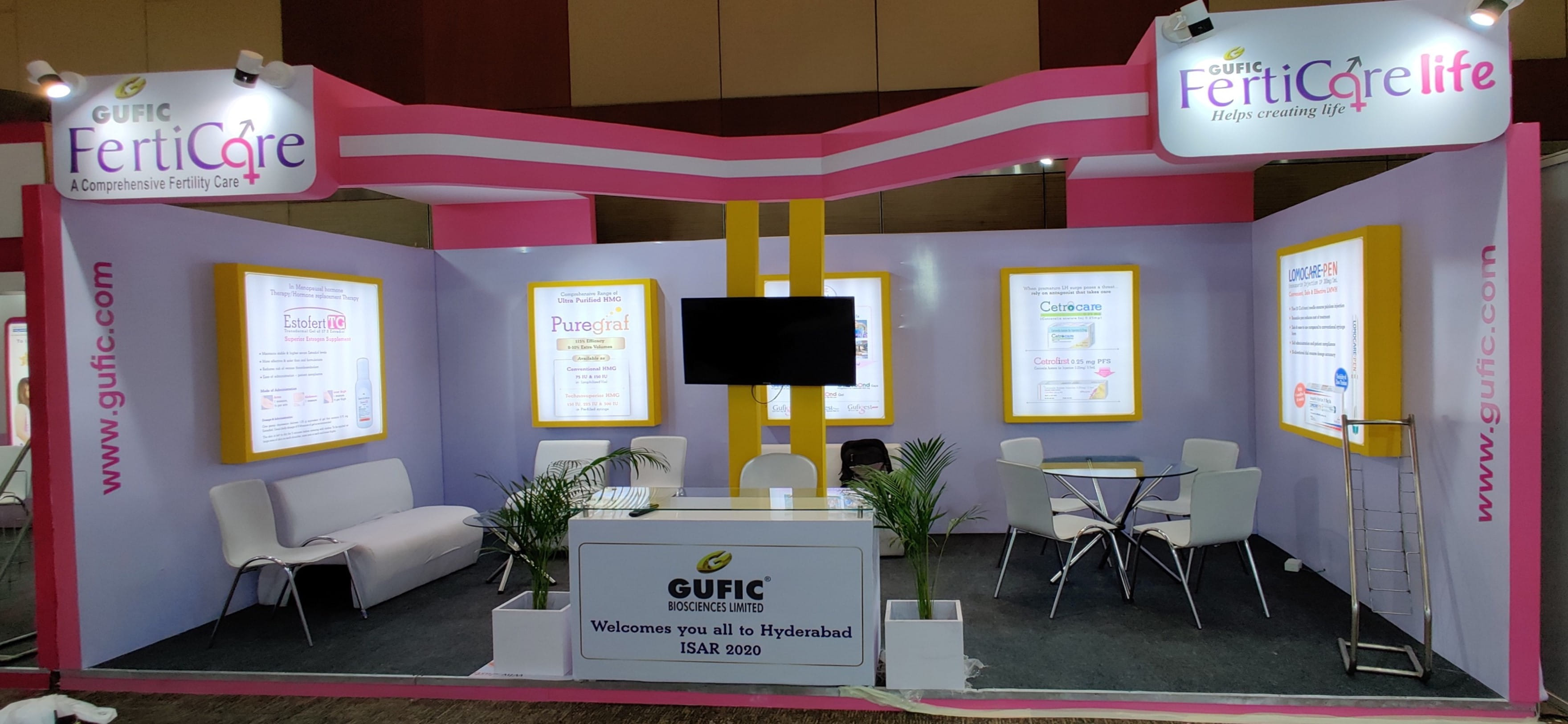 Custom Exhibition Stall Design for Indian Client by Magnet Plus Events