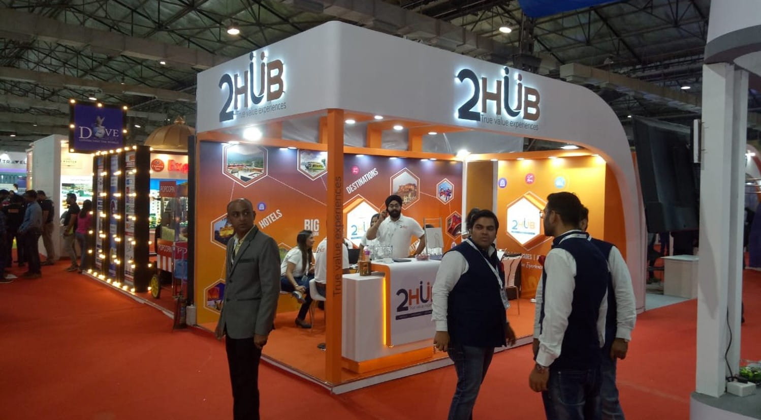 Custom Exhibition Stall Design for Indian Client by Magnet Plus Events