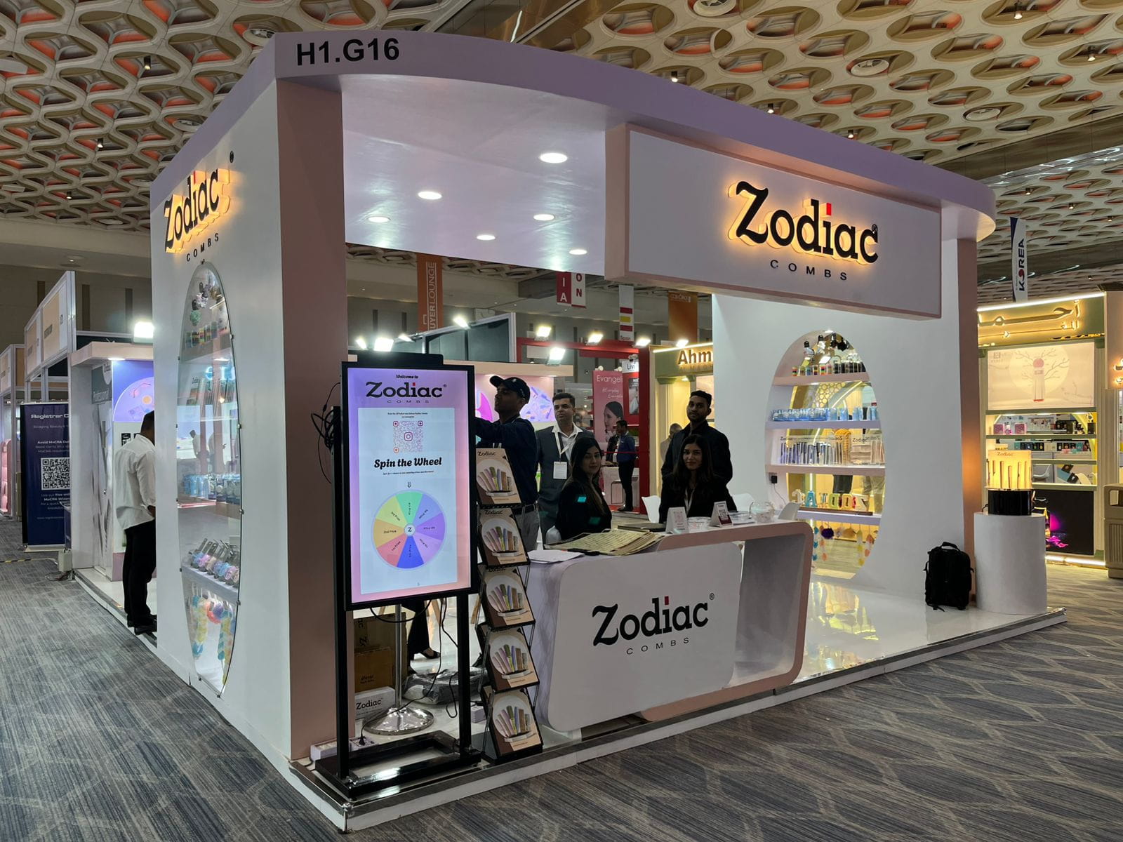 Custom Exhibition Stall Design for Indian Client by Magnet Plus Events