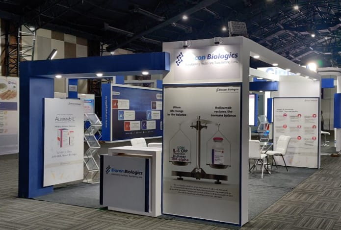 Custom Exhibition Stall Design for Indian Client by Magnet Plus Events